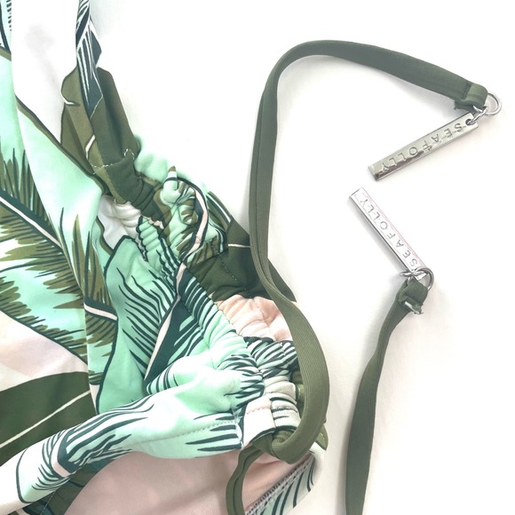 Sea Folly one piece halter top swimsuit. Size small. - Picture 4 of 4